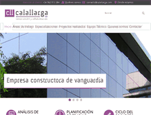 Tablet Screenshot of calallarga.com